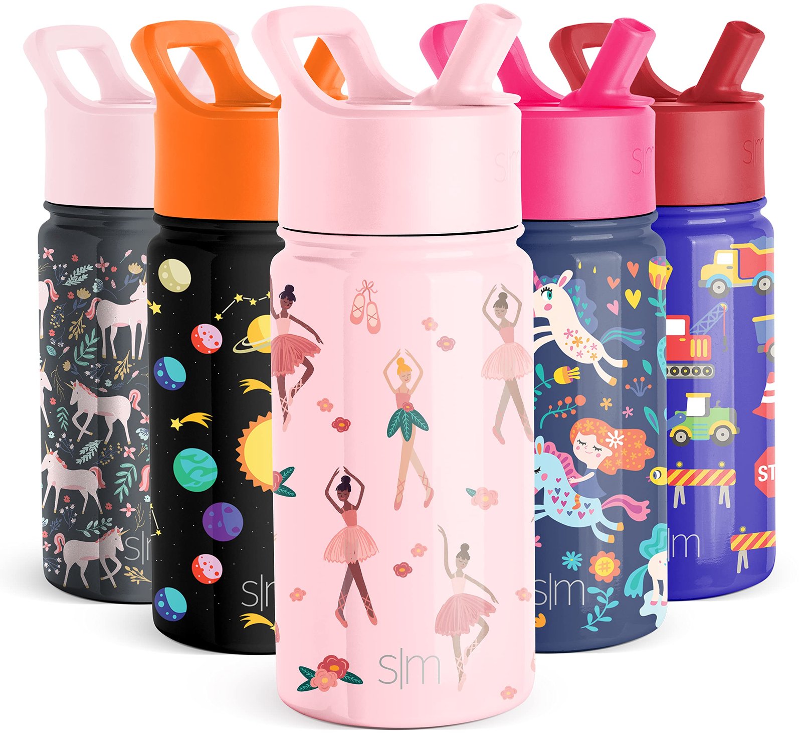 Simple Modern Kids Water Bottle with Straw Lid