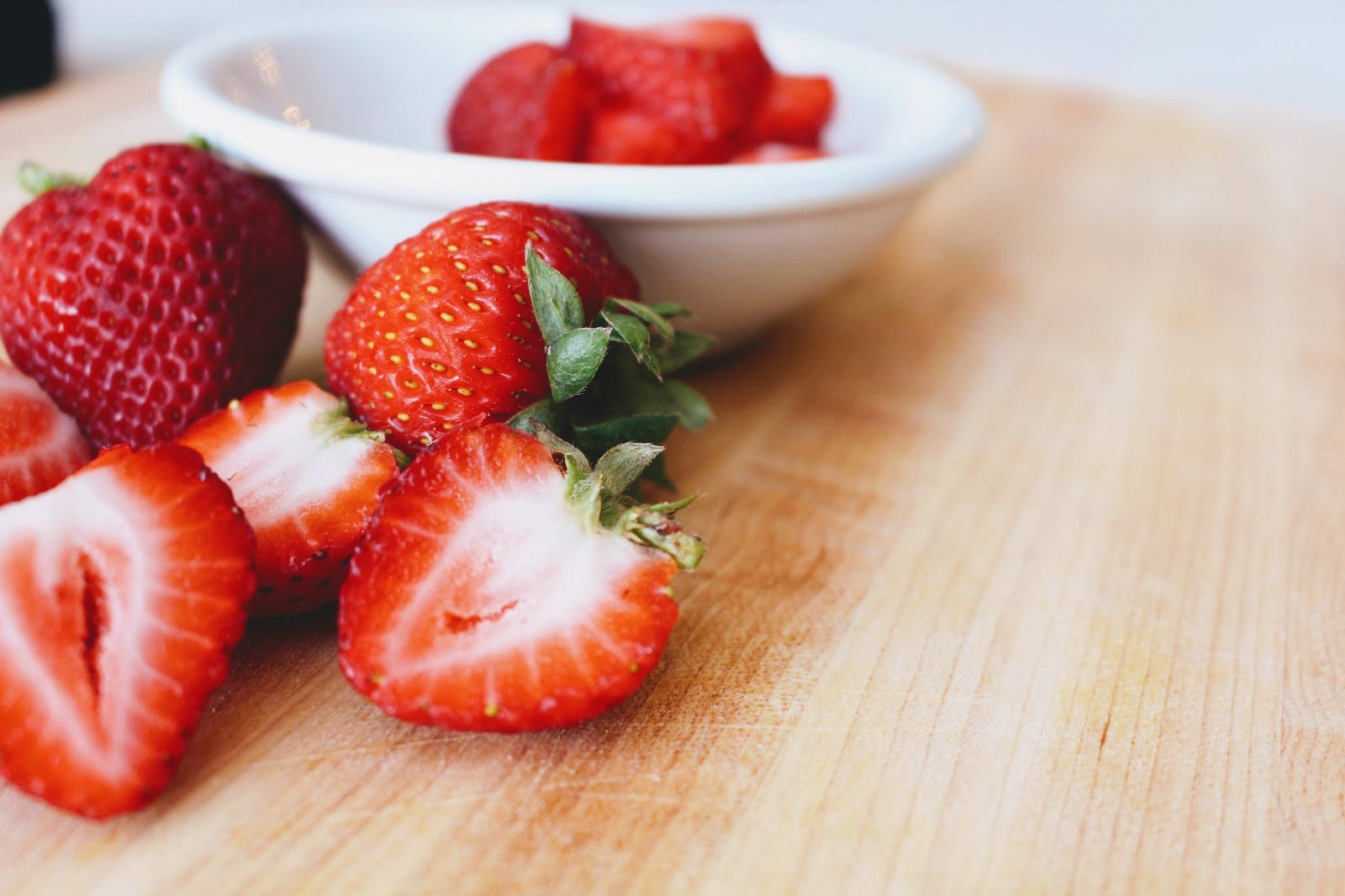 Photo of Strawberries in Bowl on Table. - hydrating foods